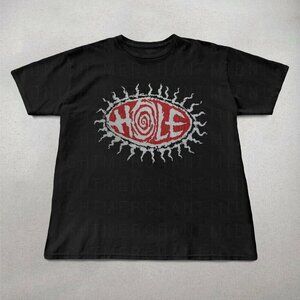 Hole Band T-shirt, Unisex Cotton Shirts, 90s band Shirt, Band graphic tees